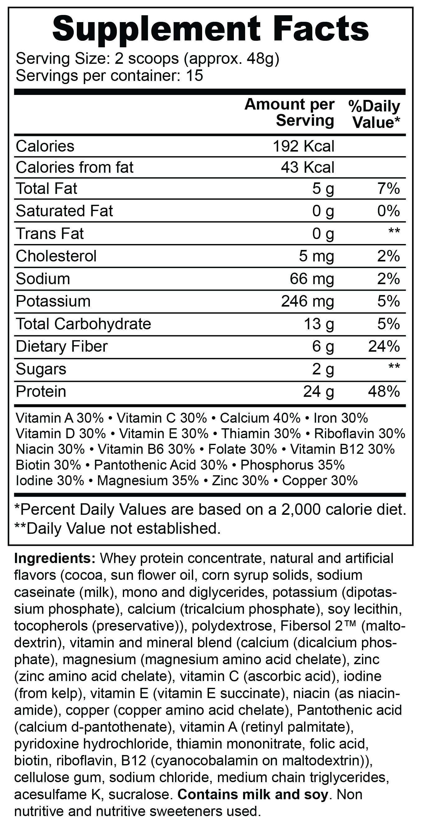 Complete Meal Replacement - Chocolate