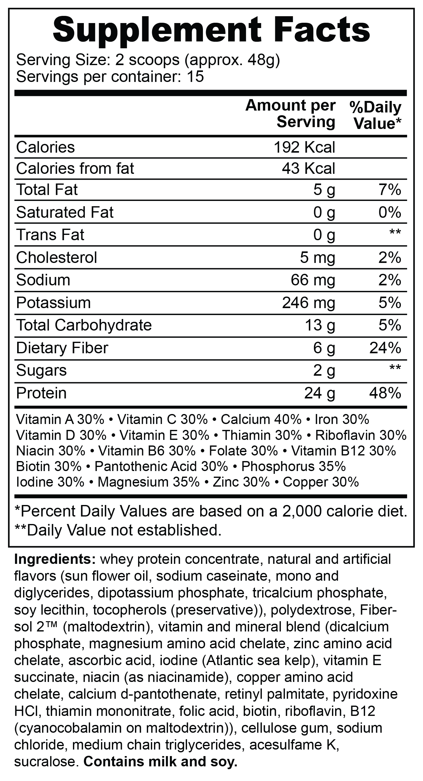 Complete Meal Replacement - Vanilla