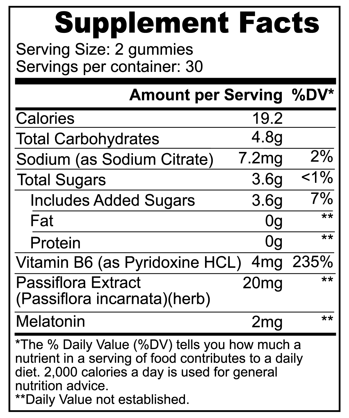 Sleep Well Gummies (Adult)